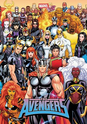 Avengers Wraparound Cover #36