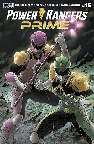 Power Rangers Prime A Main (Dressed, Griffith) #15 cover