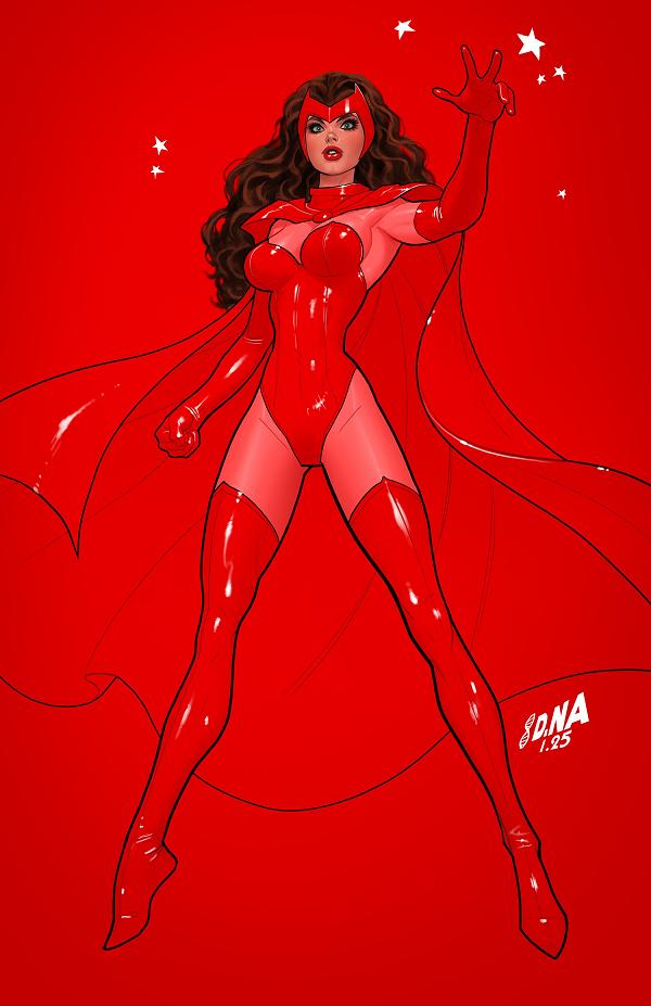 Sorcerer Supreme #3 DAVID NAKAYAMA COLOR BLOCK RED VIRGIN VARIANT [1:50] cover