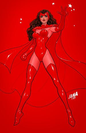 Sorcerer Supreme #3 DAVID NAKAYAMA COLOR BLOCK RED VIRGIN VARIANT [1:50] cover