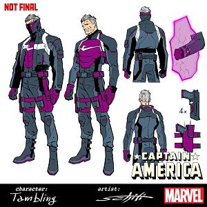 Captain America #8 VALERIO SCHITI DESIGN VARIANT [1:10] cover