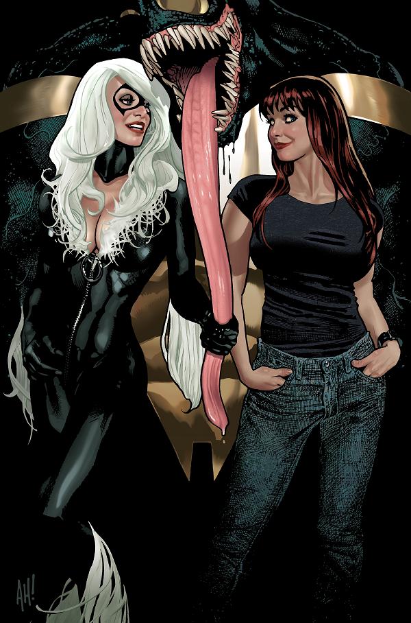 Black Cat #7 variant cover by Adam Hughes