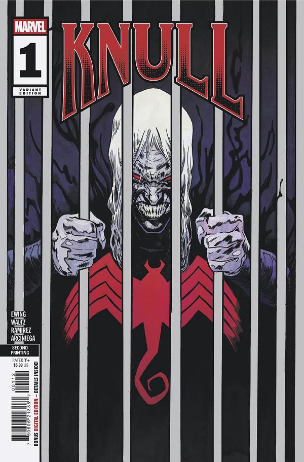 Knull #1 MIKE WALSH 2ND PRINTING VARIANT cover