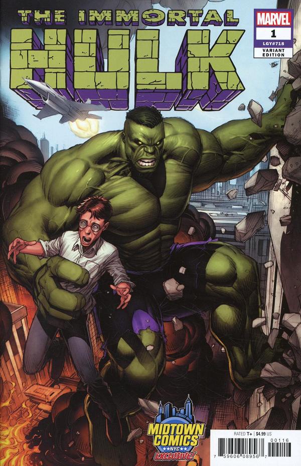 Immortal Hulk #1 variant cover by Dale Keown