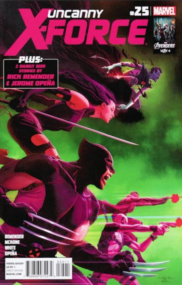 Uncanny X-Force #25  cover
