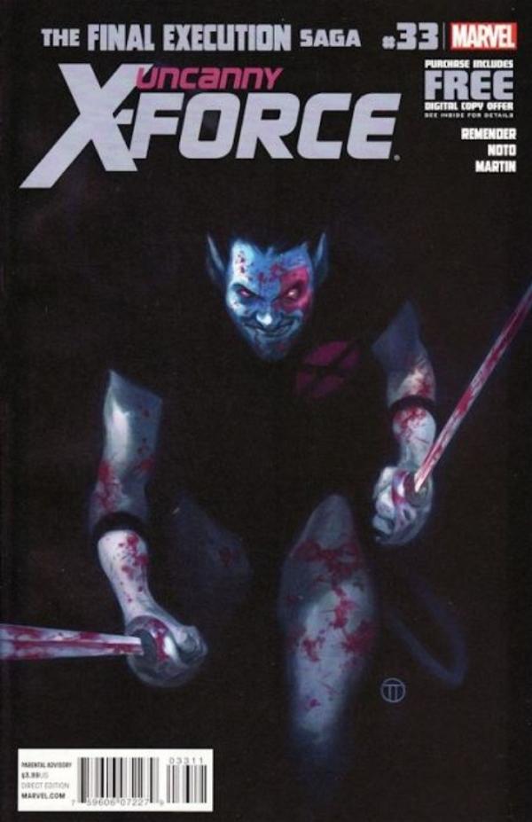 Uncanny X-Force #33  cover