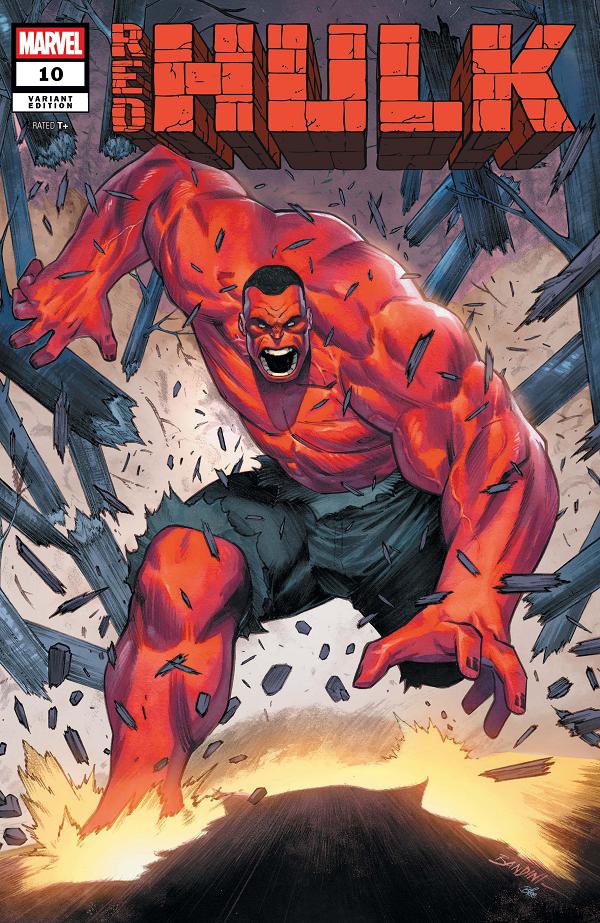 Red Hulk #10 Variant cover