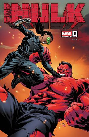 Red Hulk #8 Variant cover