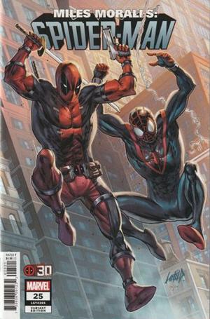 Miles Morales: Spider-Man #25 Deadpool 30th Anniversary Variant cover