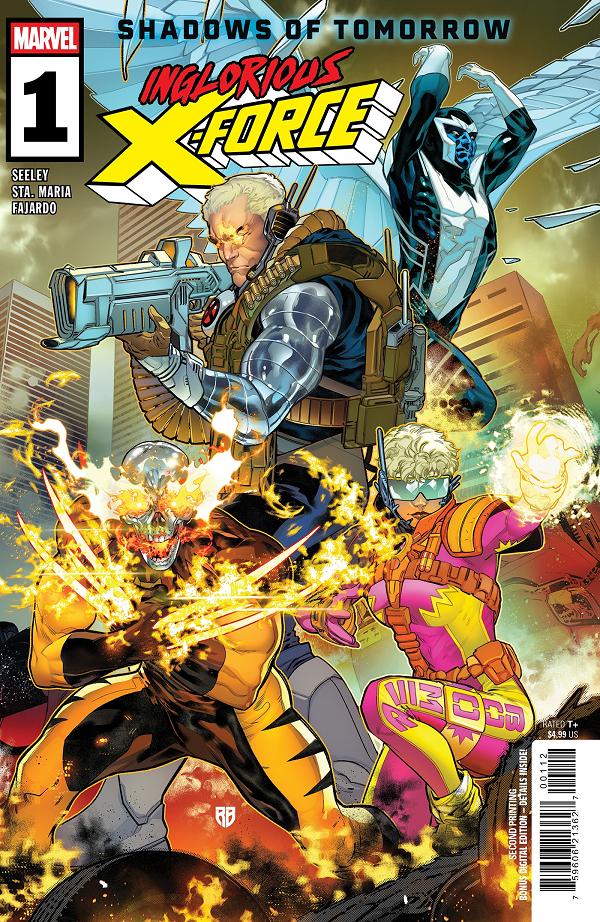 Inglorious X-Force #1 R.B. SILVA 2ND PRINTING VARIANT cover