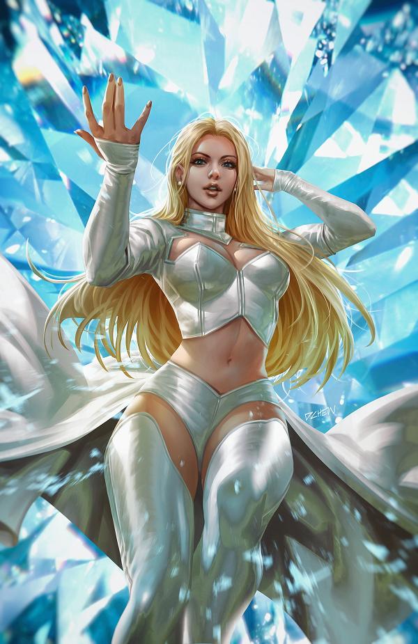 X-Men United Connecting Cover A #1 DERRICK CHEW VIRGIN VARIANT [1:100] cover