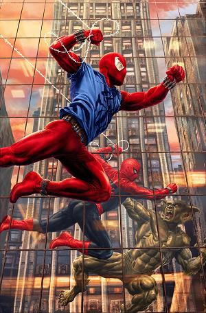 Amazing Spider-Man #25 LEE BERMEJO AMAZING VISIONS VIRGIN VARIANT [DS] [1:100] cover