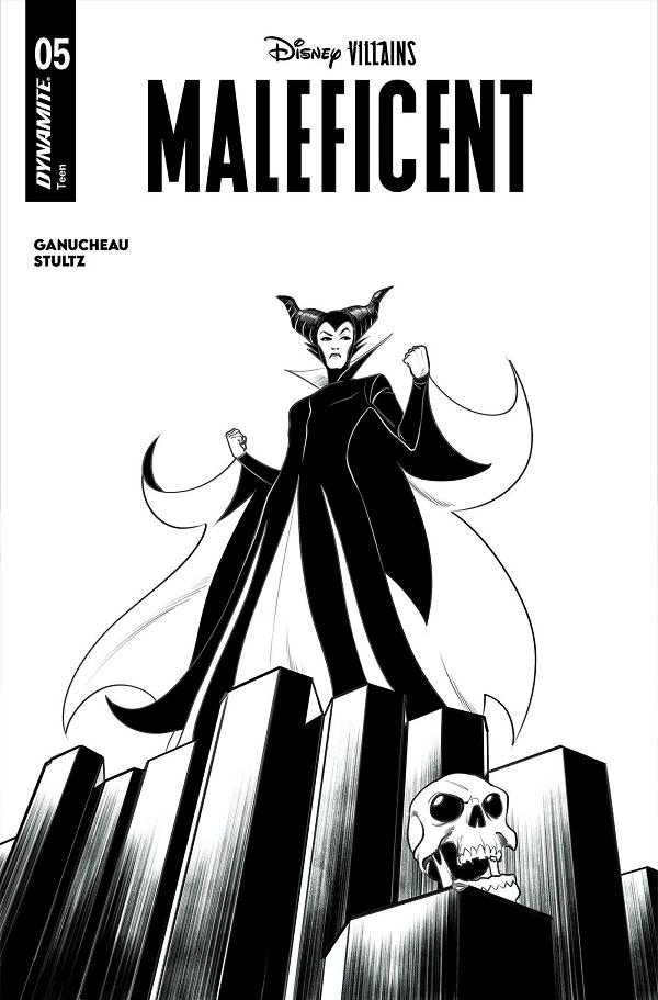 Disney Villains Maleficent #5 CVR I CVR I INC 1:5 ROBERT QUINN LINE ART cover