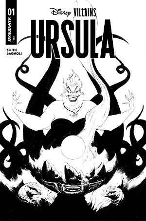 Disney Villains Ursula #1 CVR O CVR O JAE LEE LINE ART cover