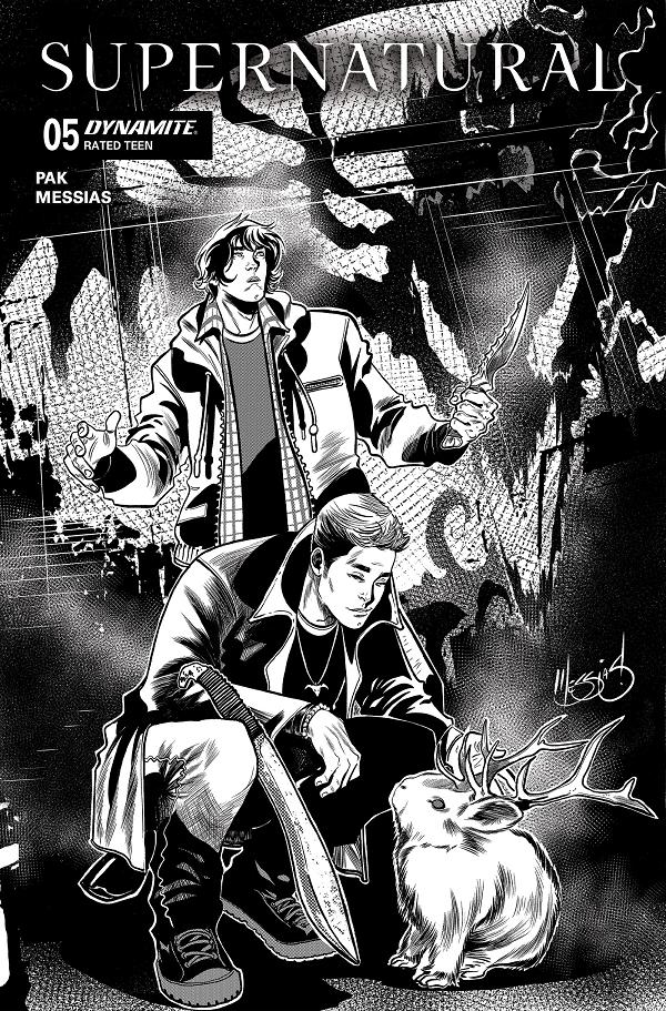 Supernatural #5 variant cover by Eder Messias