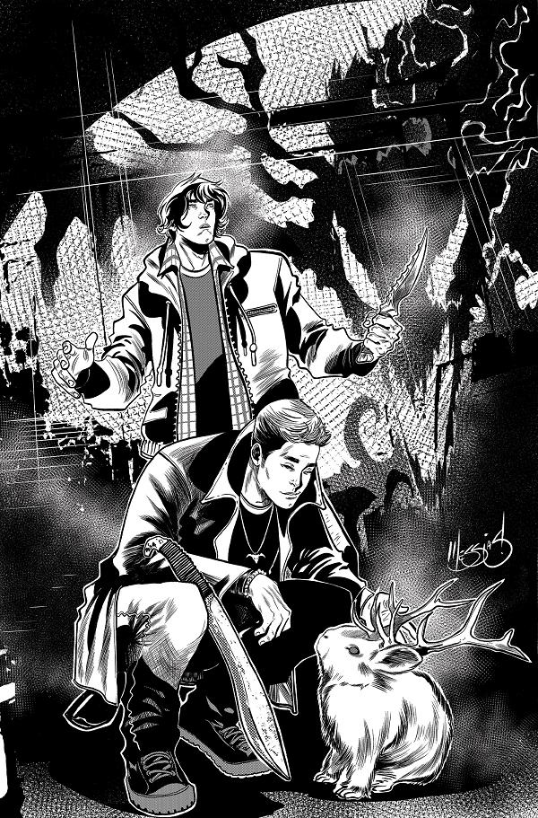 Supernatural #5 CVR L CVR L INC 1:5 EDER MESSIAS LINE ART VIRGIN cover