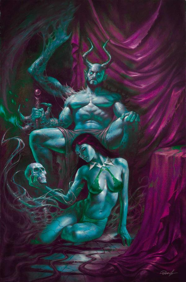 Vampirella #11 variant cover by Lucio Parrillo