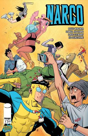 Narco #1 CVR D (OF 5) CVR D DANIEL HILLYARD & DAVE STEWART INVINCIBLE TEAM UP cover