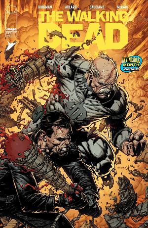 Walking Dead Deluxe #132 CVR F CVR F DAVID FINCH & DAVE MCCAIG INVINCIBLE TEAM UP cover
