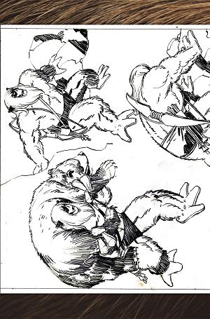 Thundarr The Barbarian #2 CVR M CVR M INC 1:7 JACK KIRBY MODEL SHEET VIRGIN cover