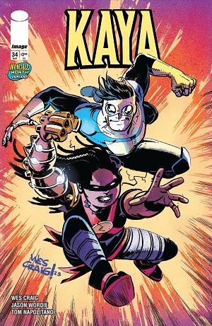 Kaya #34 CVR C CVR C WES CRAIG INVINCIBLE TEAM UP cover