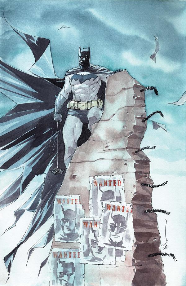 Batman #8 variant cover by Dustin Nguyen