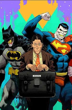 Bizarro Year None #1 CVR D (OF 4) CVR D DAN MORA TOTALLY NORMAL AL YANKOVIC CAMEO CARD STOCK cover