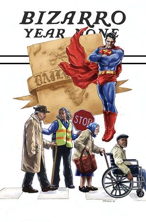 Bizarro Year None #1 CVR F (OF 4) CVR F IBRAHIM MOUSTAFA CARD STOCK cover