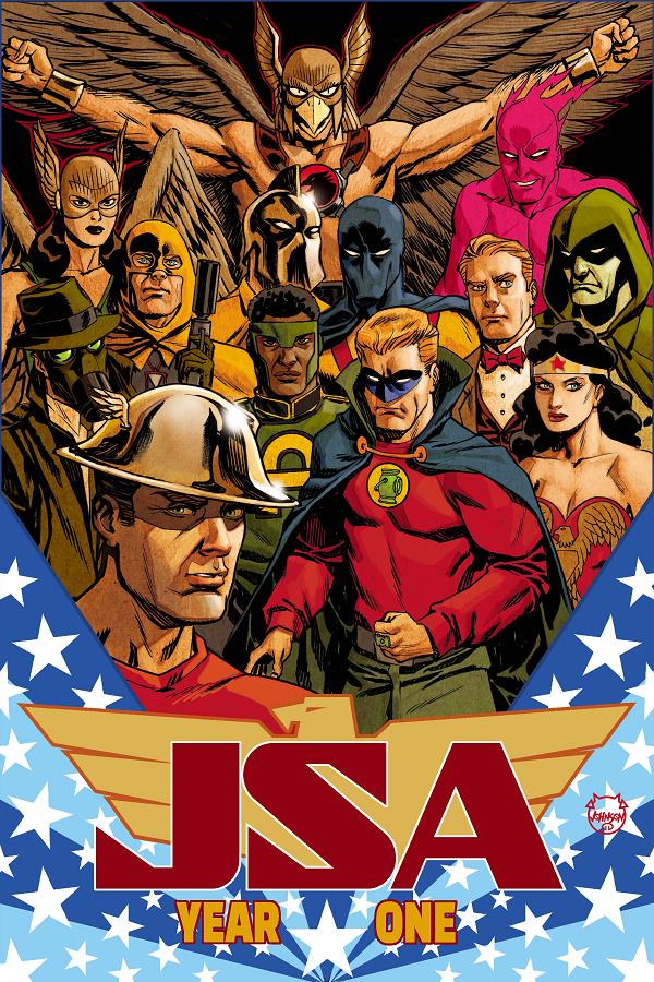 Jsa #18 CVR A DAVE JOHNSON cover