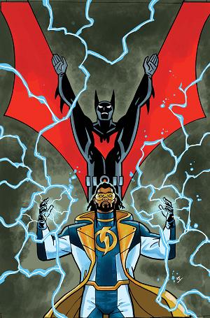 Batman Static Beyond #5 CVR B (OF 6) CVR B TY TEMPLETON CARD STOCK cover