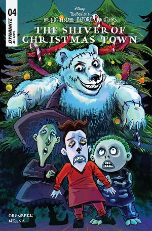 Tim Burtons The Nightmare Before Christmas The Shiver Of Christmas Town #4 CVR B CVR B SOO LEE cover