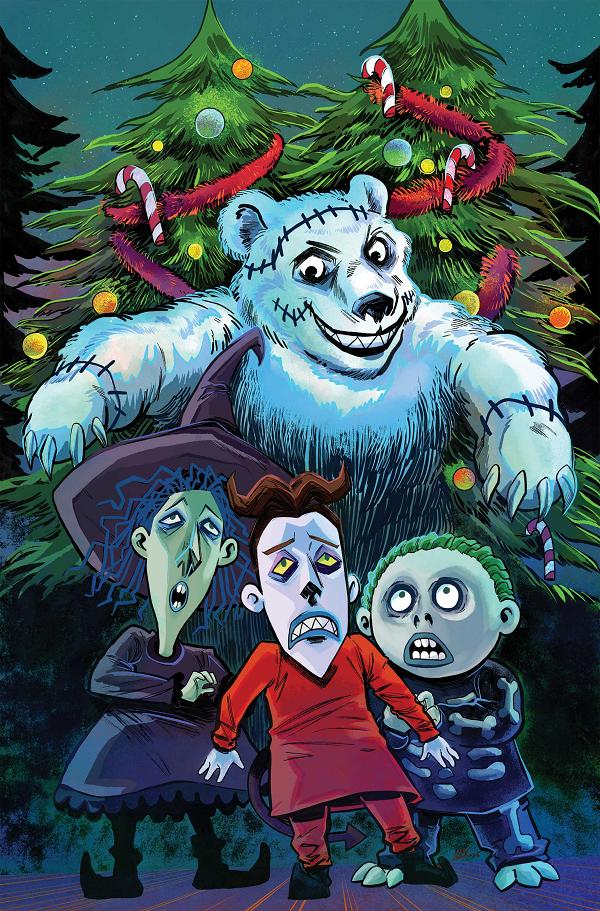 Tim Burtons The Nightmare Before Christmas The Shiver Of Christmas Town #4 variant cover by Soo Lee