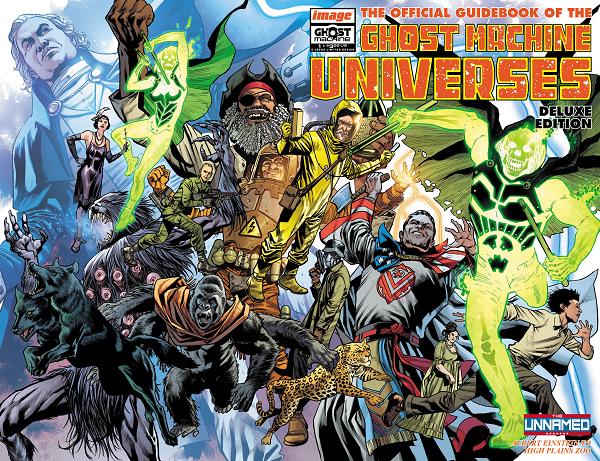 Ghost Machine The Official Guidebook #1 CVR B (OF 5) CVR B BRYAN HITCH & BRAD ANDERSON WRAPAROUND cover