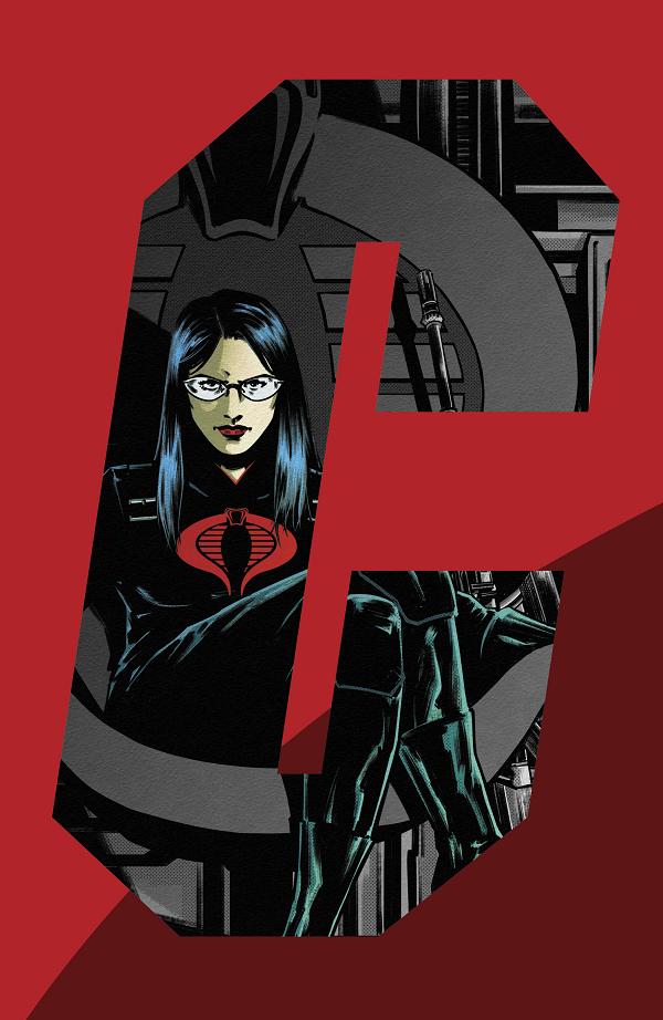 Gi Joe A Real American Hero Sssilent Missions Baroness #1 CVR D (ONE SHOT) CVR D INC 1:25 JORGE FORNES CONNECTING FOIL cover