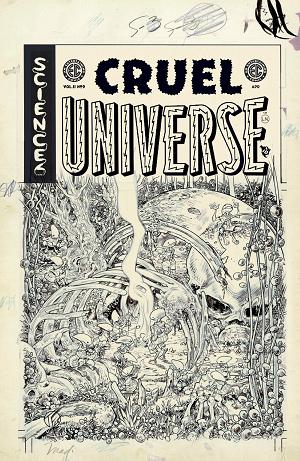 Ec Cruel Universe 2 #9 CVR D (OF 12) CVR D INC 1:20 TOM FOWLER  B&W ARTIST EDITION cover