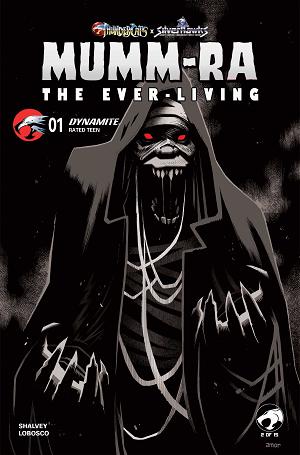 Mummra The Everliving #1 CVR K CVR K INC 1:20 JOHN AMOR B&W cover