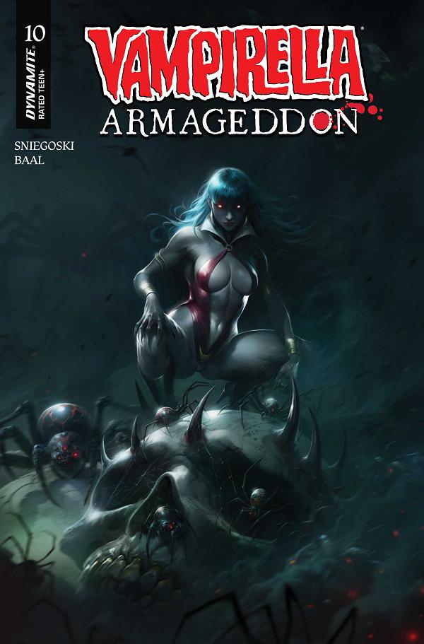 Vampirella Armageddon #10 cover by Francesco Mattina