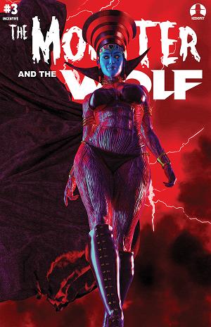 Mark Spears Monsters The Monster & The Wolf #3 CVR E CVR E INC 1:50 MARK SPEARS QUEEN OF HEARTS cover
