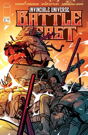 Invincible Universe Battle Beast #8 CVR E CVR E INC 1:50 BALDEMAR RIVAS cover