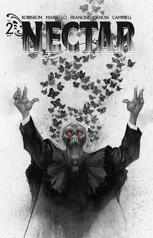 Nectar #2 CVR D CVR D INC 1:30 JONATHAN WAYSHAK B&W FULL ART cover