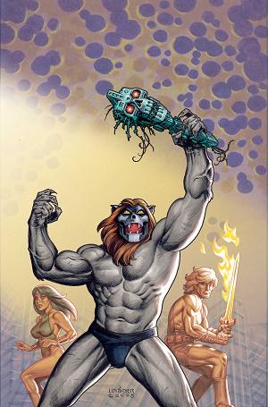 Thundarr The Barbarian #4 CVR G CVR G INC 1:10 JOSEPH MICHAEL LINSNER VIRGIN cover