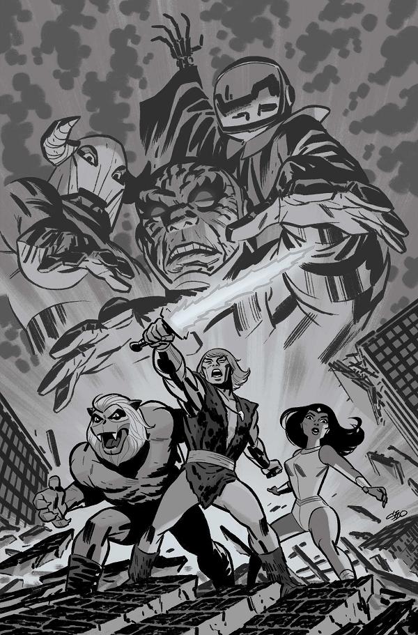 Thundarr The Barbarian #4 variant cover by Michael Cho