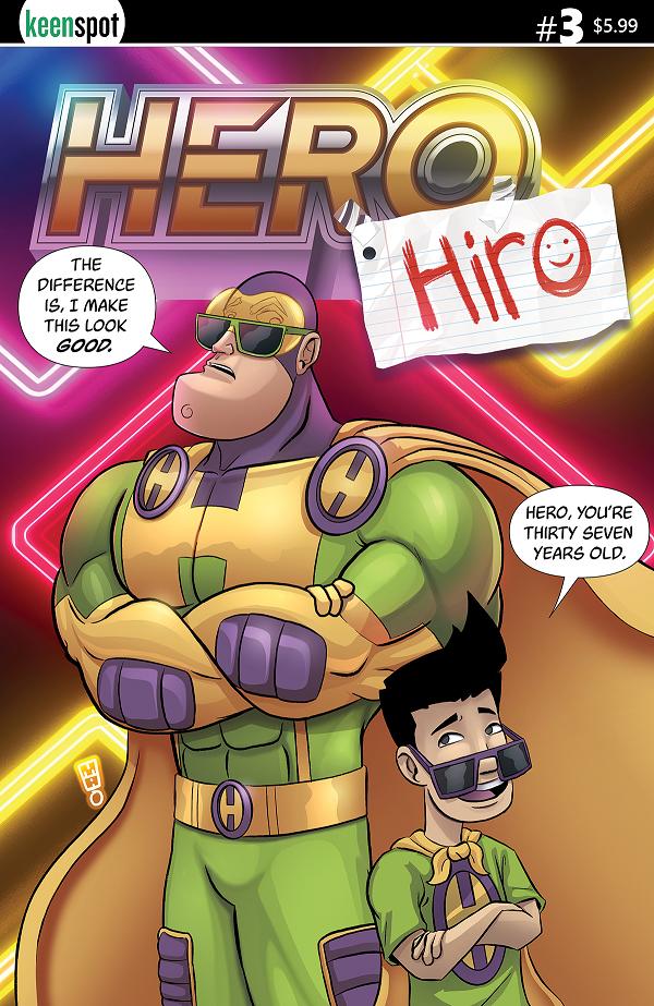 Hero Hiro #3 CVR A MICHAEL ADAMS cover