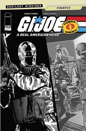 Gi Joe A Real American Hero Sssilent Missions Firefly #1 CVR C (ONE SHOT) CVR C INC 1:10 JORGE FORNES B&W cover