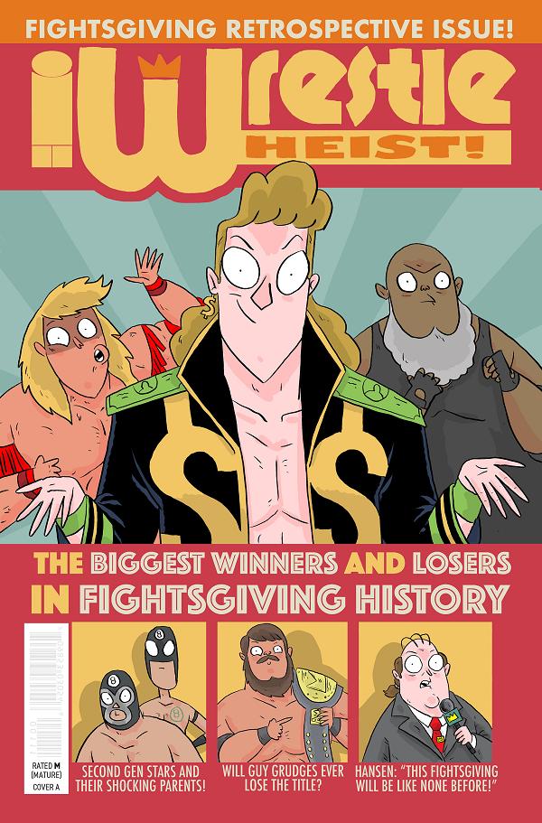 Wrestle Heist #5 cover