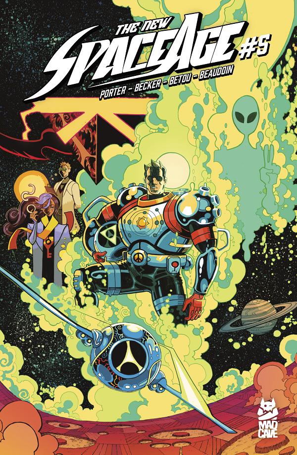 New Space Age #5 cover by Mike Becker