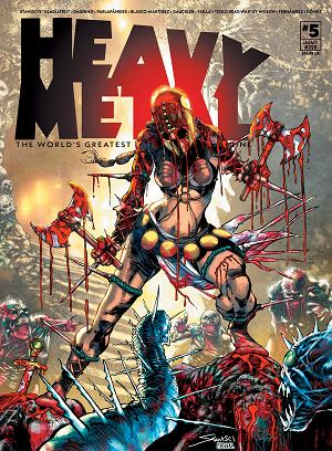 Heavy Metal Magazine #5 CVR B CVR B JOHN STANISCI cover