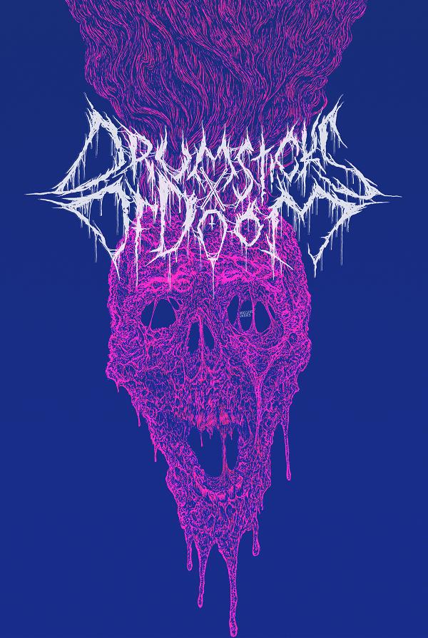 Drumsticks Of Doom #4 variant cover by Jonathan La Mantia