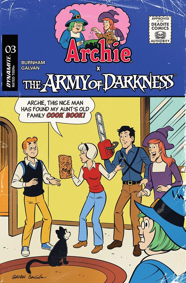 Archie X Army Of Darkness #3 variant cover by Bill Galvan