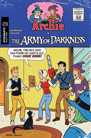 Archie X Army Of Darkness #3 CVR B CVR B BILL GALVAN cover